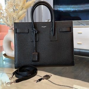 Saint Laurent SAC DE JOUR SMALL IN GRAINED LEATHER